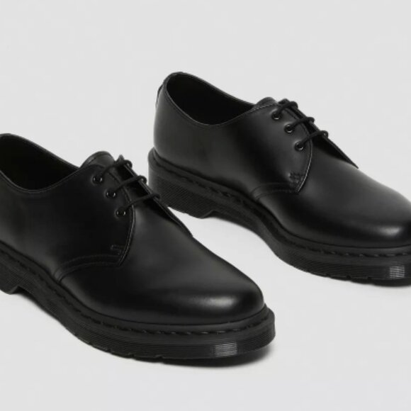 Dr Martens 1461 Mono Black Leather Oxford Shoe (USM6/USW7) main image 6